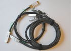 QSFP + câble cuivre ont isolé Twinax QSFP passif - 4SFP10G - CU1M