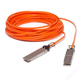 câble à fibres optiques actif de direct-attache de 40GBase AOC QSFP+, 100 mètres