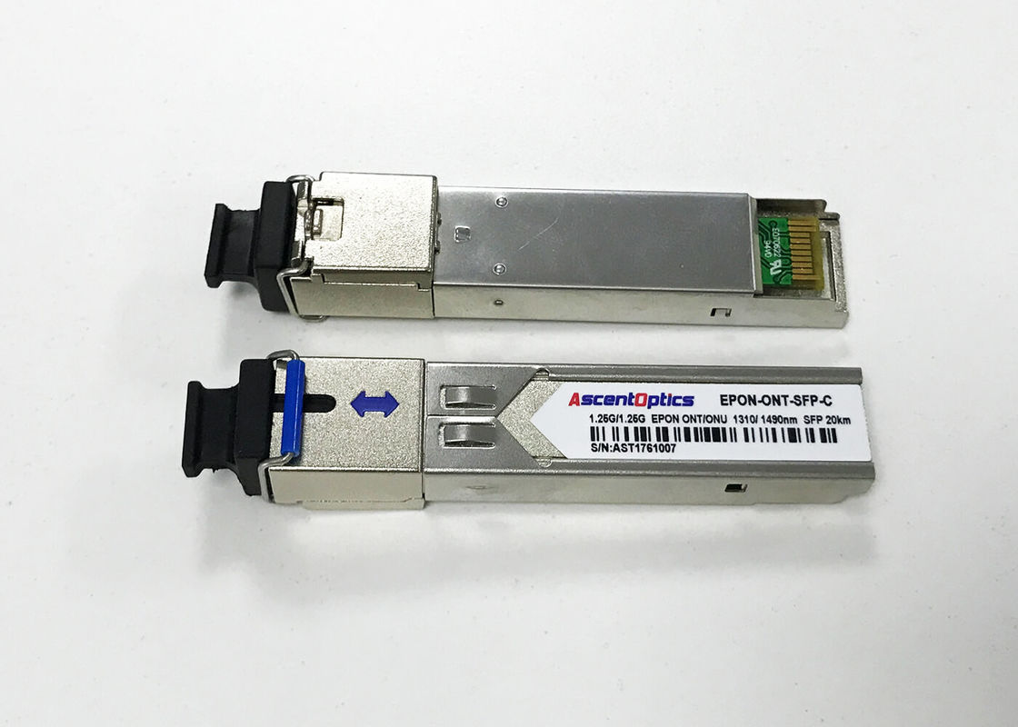20Km EPON ONU/émetteur-récepteur optique TX 1.25G/RX 1.25G Tx1310nm/Rx1490nm d'Ontario SFP